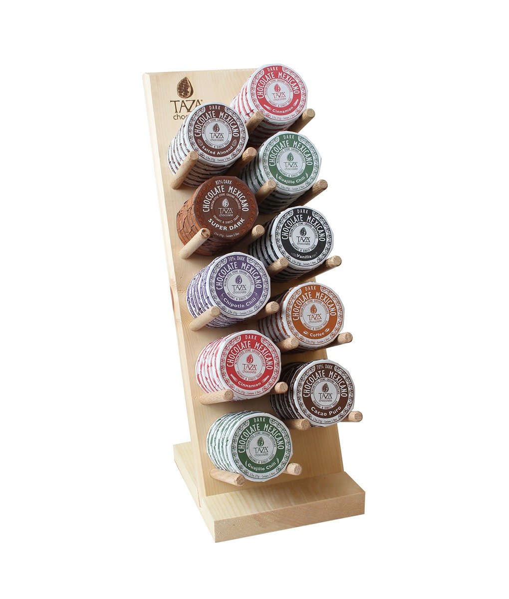 Taza_Disc_Peg_Display_1020x1200 Taza Wooden Peg Display (for 60 Mexicano Discs)
