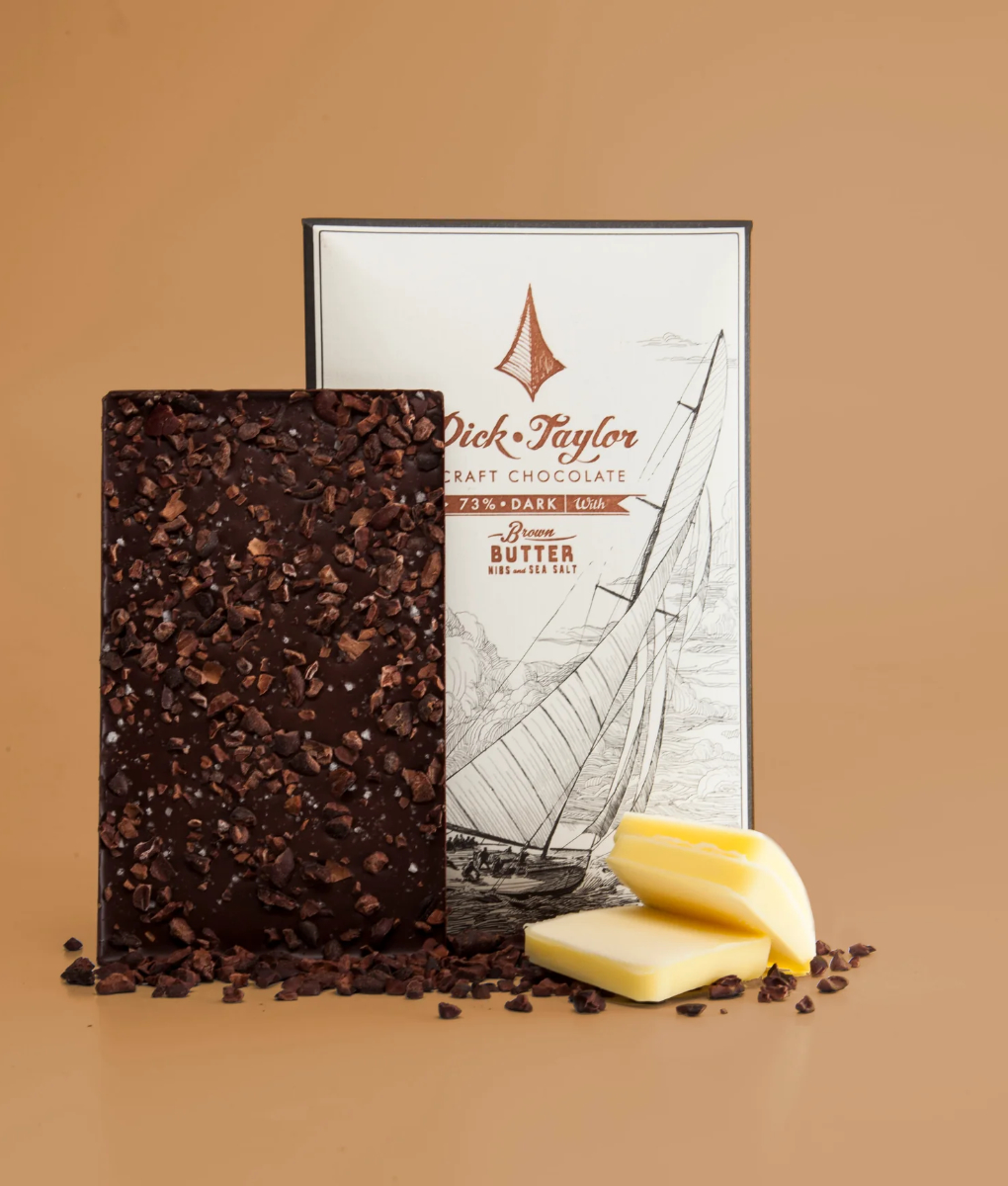 Brown Butter with Nibs and Sea Salt (73% dark) - Image 2
