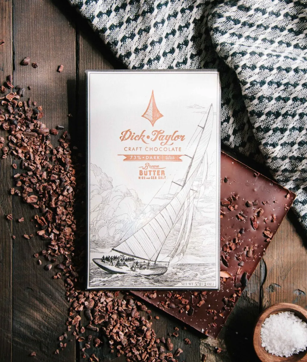 DTC_BROWN BUTTER_styled_1020x1200 Brown Butter with Nibs and Sea Salt (73% dark)