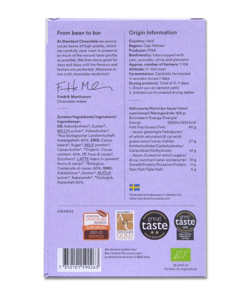 Haiti Cap-Haïtien (60% dark milk) BIO - Image 3