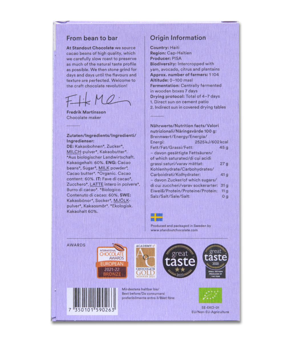 Haiti Cap-Haïtien (60% dark milk) BIO - Image 3