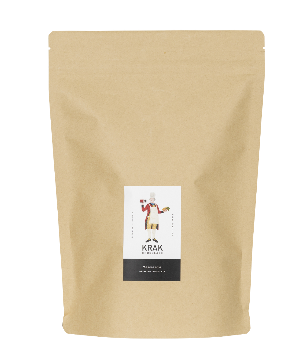 Krak Drinkchocolate_Tanzania_1020x1200 Drinking chocolate Tanzania, Kokoa Kamili (70% dark) 1KG