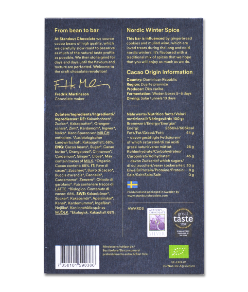 Nordic Winter Spice (68% dark) Seasonal Edition BIO - Image 4