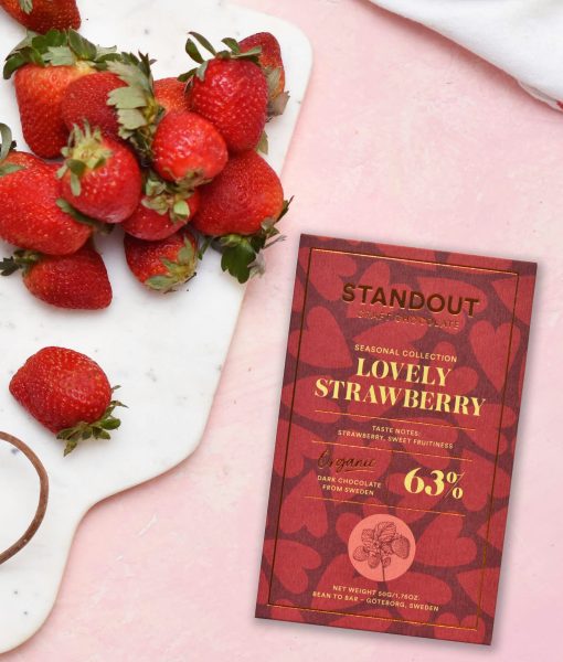 Lovely Strawberry (63% dark) Seasonal Edition BIO
