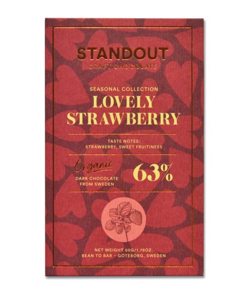 Alternative view of Lovely Strawberry (63% dark) Seasonal Edition BIO