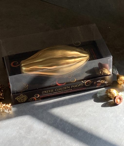 The Golden Pod, Salted Caramel Pearls (70% dark) - Image 3