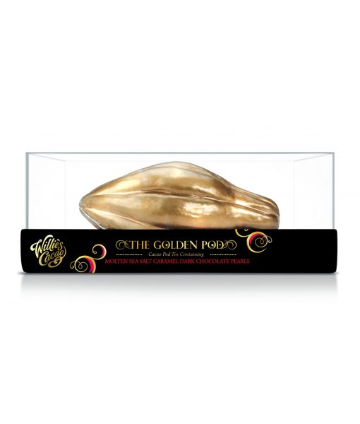 The Golden Pod, Salted Caramel Pearls (70% dark)