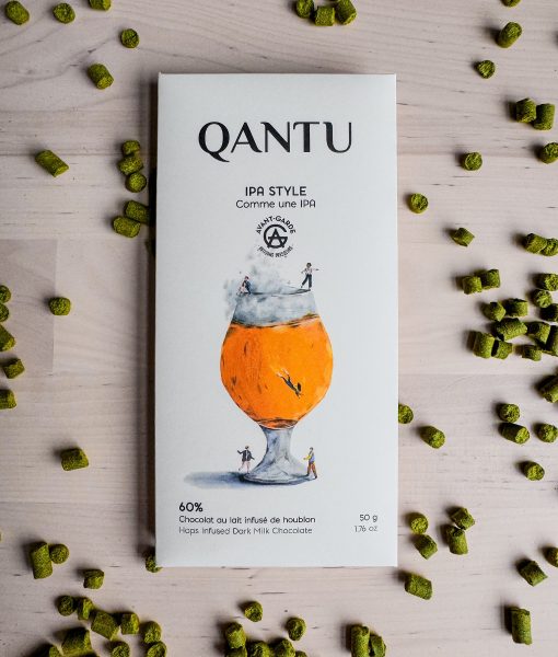 Like an IPA! Hops Infused chocolate (60% milk)