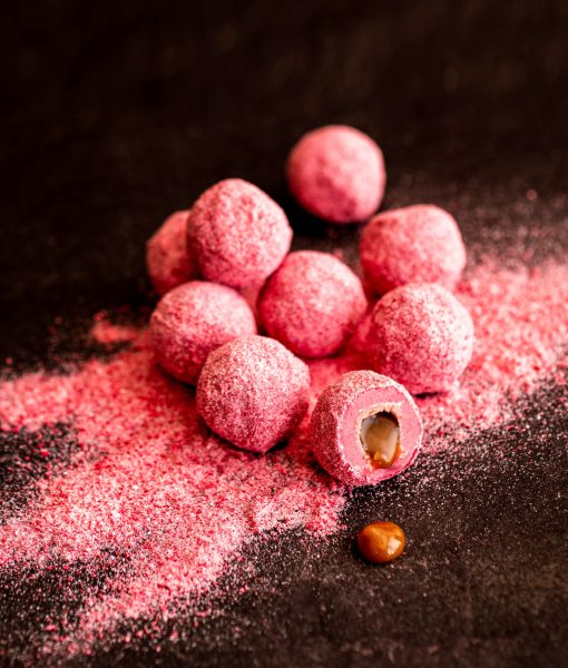 Champagne Truffle Selection (pink/milk/dark) 16pcs - Image 4