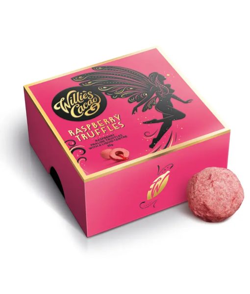 Raspberry Truffles (36% white) 5pcs