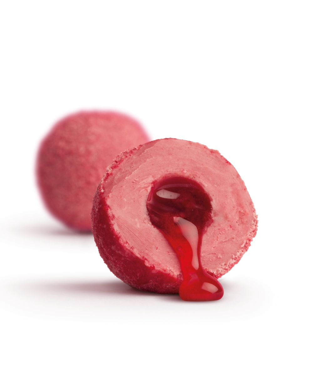 Raspberry Truffles (36% white) 16pcs - Image 3