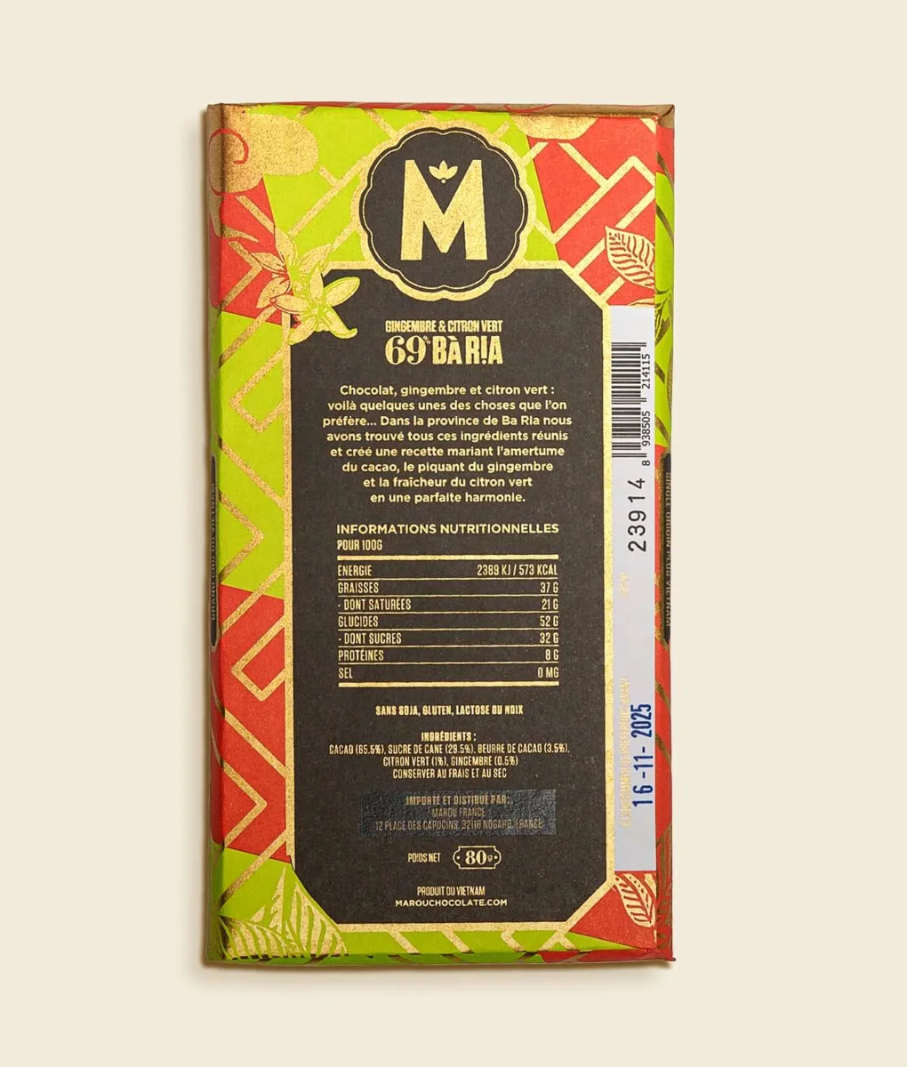 Ginger & Lime x Vietnam Ba Ria (69% dark) - Image 3
