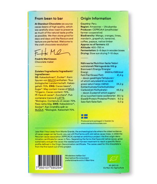 Amazonas, Peru (70% dark) BIO Limited Edition - Image 4