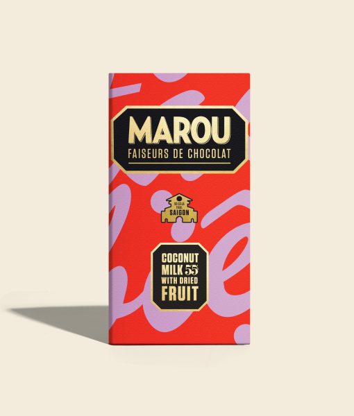 Saigon: Coconut Milk Chocolate With Dried Fruit (55% vegan milk)