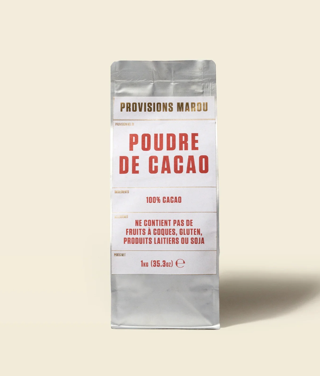 Marou_Cacao_Powder_1KG_1020x1200 100% Cacao Powder, Vietnam (100% dark) 1KG
