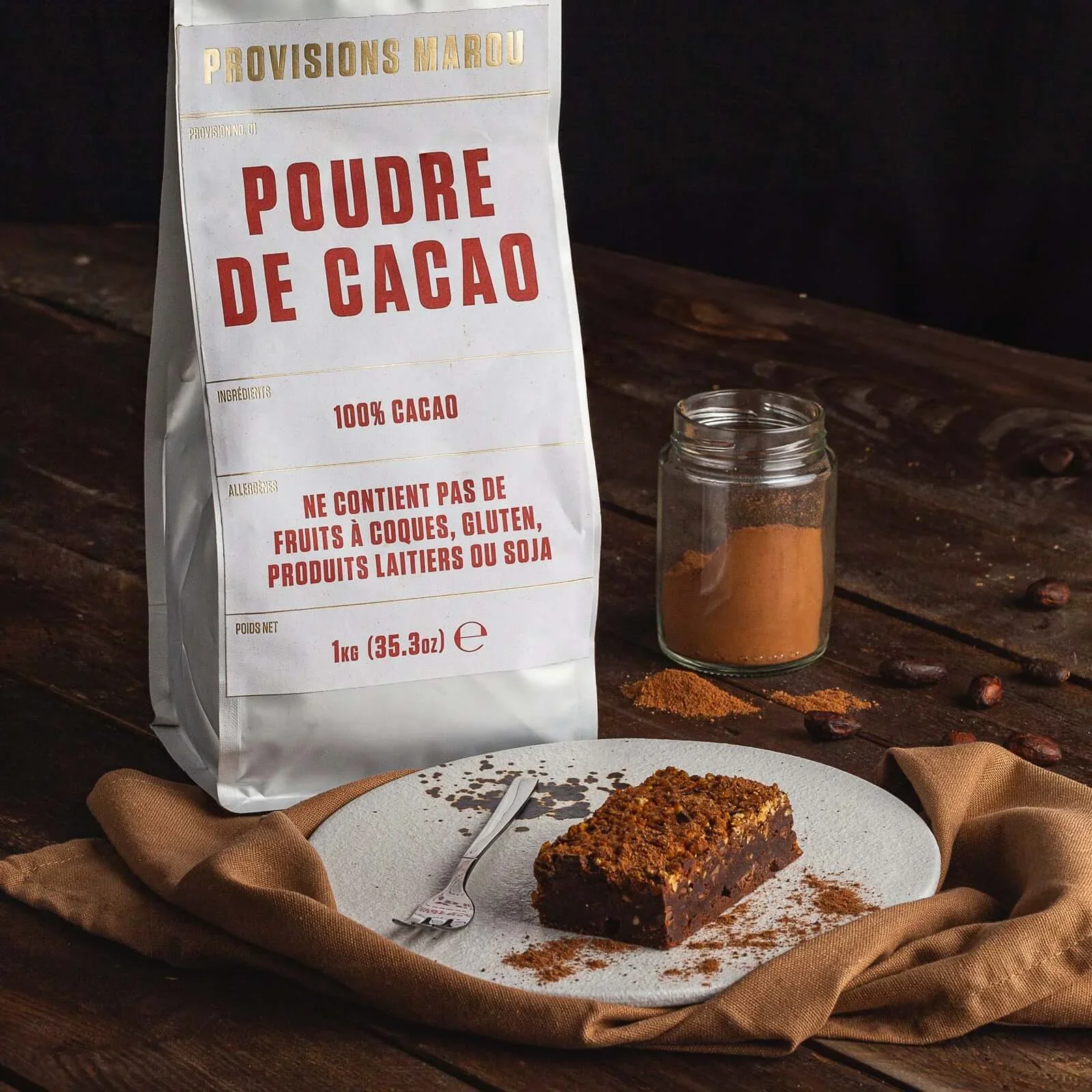 100% Cacao Powder, Vietnam (100% dark) 1KG - Image 2